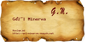 Gál Minerva névjegykártya