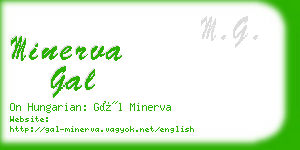 minerva gal business card